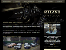 Tablet Screenshot of milano-garage.pl